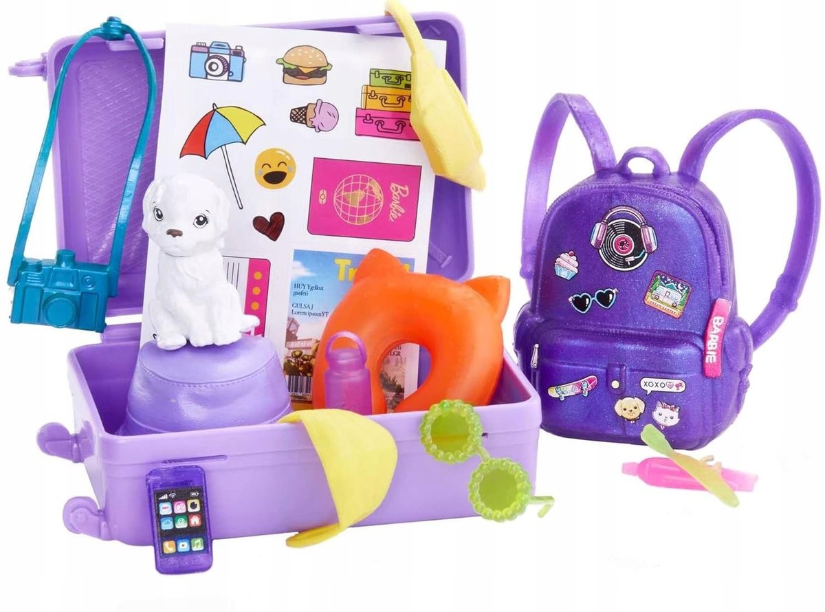 Lalka Barbie Teresa W Podróży Z Pieskiem I Akcesoriami Hkb05