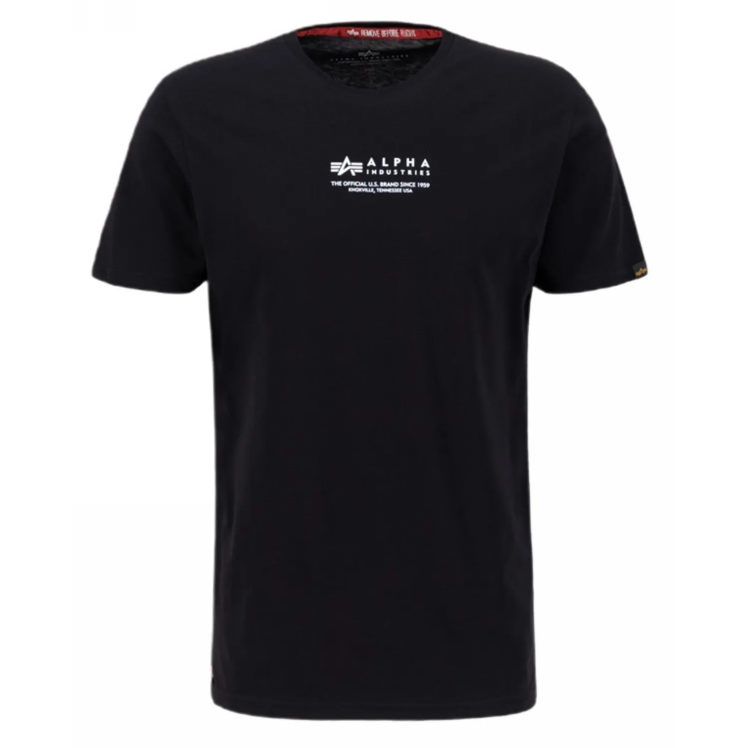 Koszulka Alpha Industries Alpha Wording T 108501 03 - Czarna RATY 0% | PayPo | GRATIS WYSYŁKA | ZWROT DO 100 DNI
