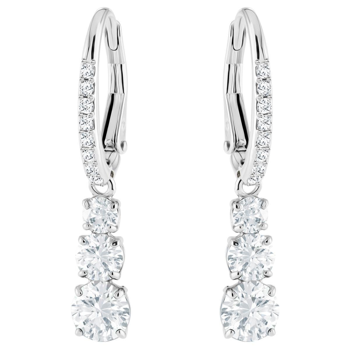 Swarovski, Kolczyki, Attract Trilogy, 3 cm