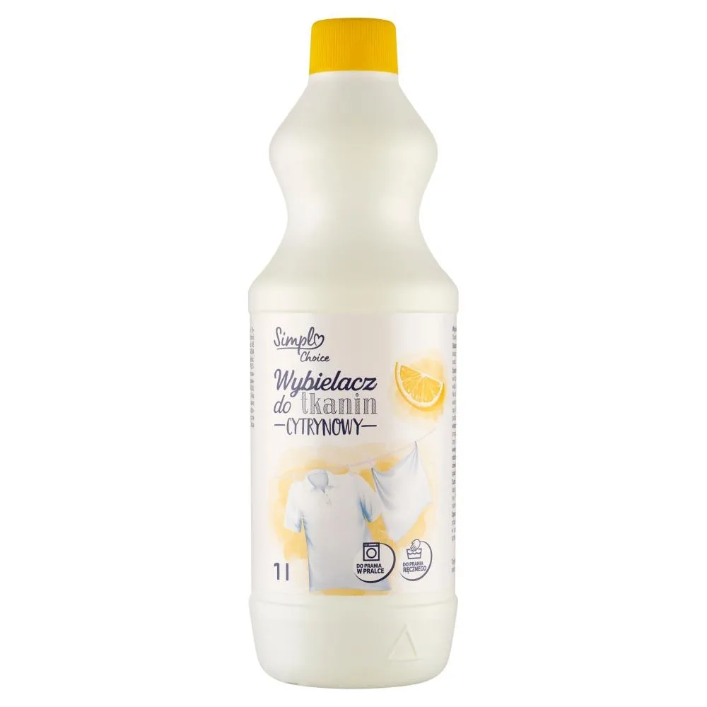 Simpl Choice Wybielacz do tkanin cytrynowy 1 l