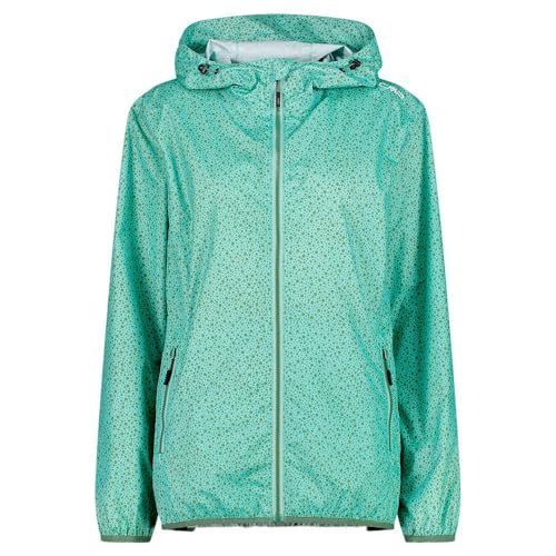 CMP Damska Kurtka Deszczowa Z Kapturem Stała Kurtka Damska Deszczowa