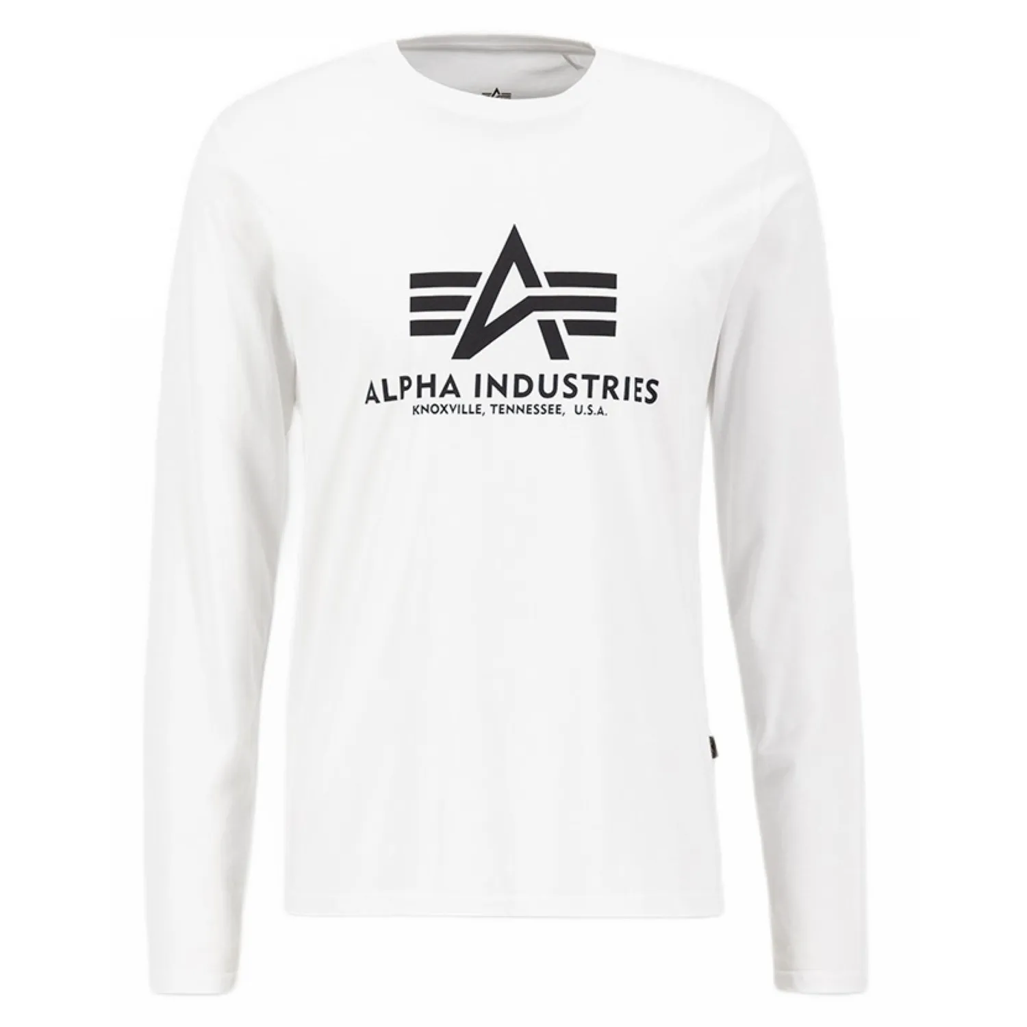 Koszulka Longsleeve Alpha Industries Basic 100510 09 - Biała RATY 0% | PayPo | GRATIS WYSYŁKA | ZWROT DO 100 DNI