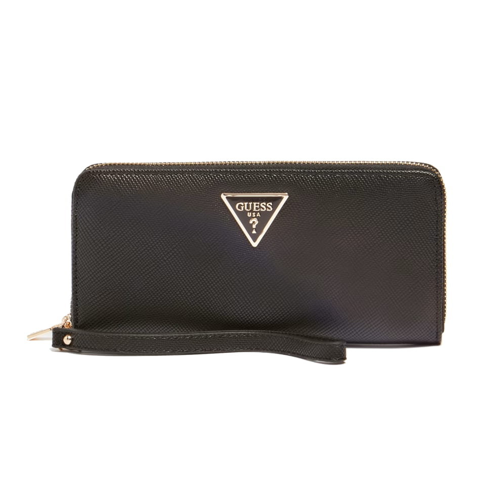 GUESS DAMSKI PORTFEL DUŻY NA DOKUMENTY CZARNY