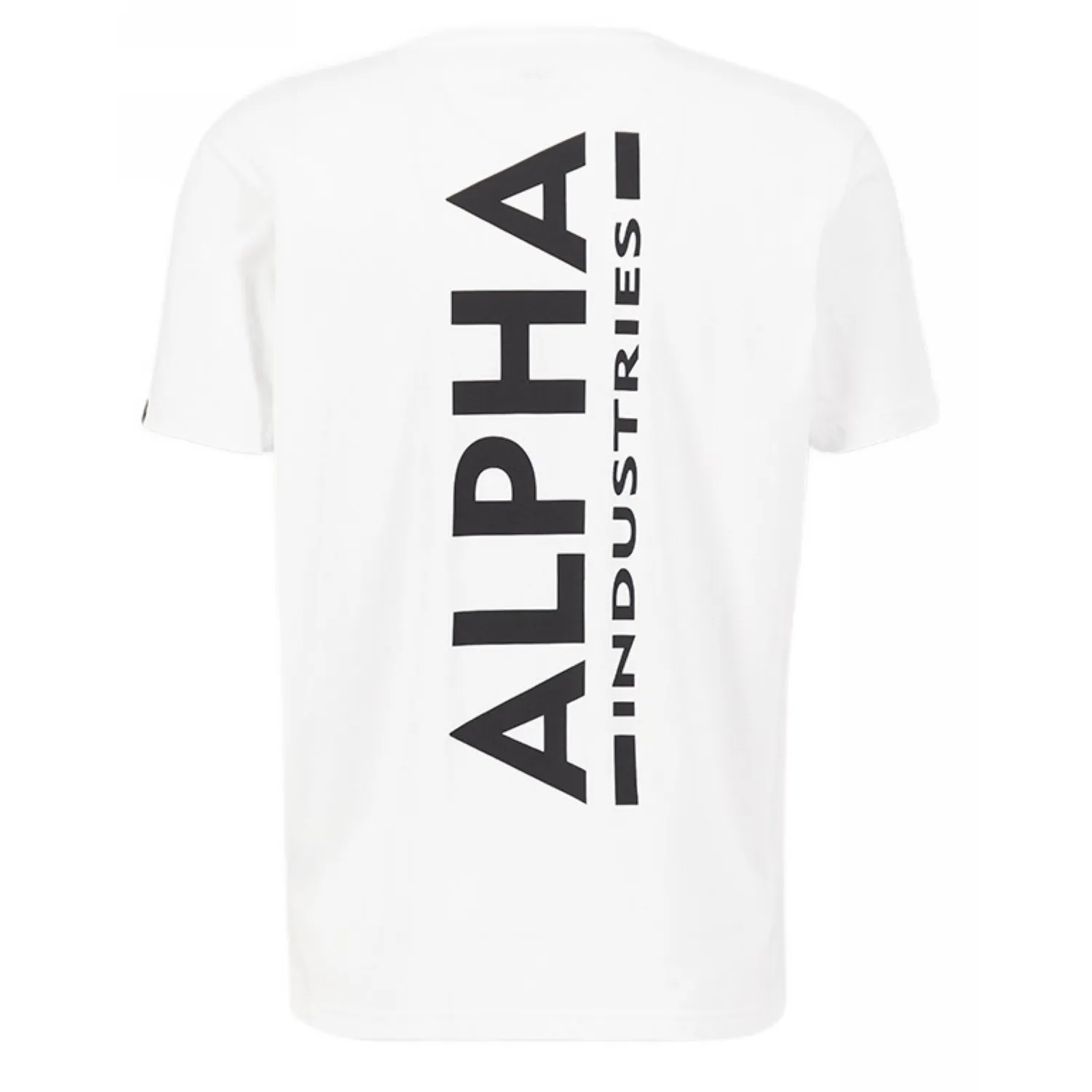 Koszulka Alpha Industries Backprint 128507 09 - Biała RATY 0% | PayPo | GRATIS WYSYŁKA | ZWROT DO 100 DNI