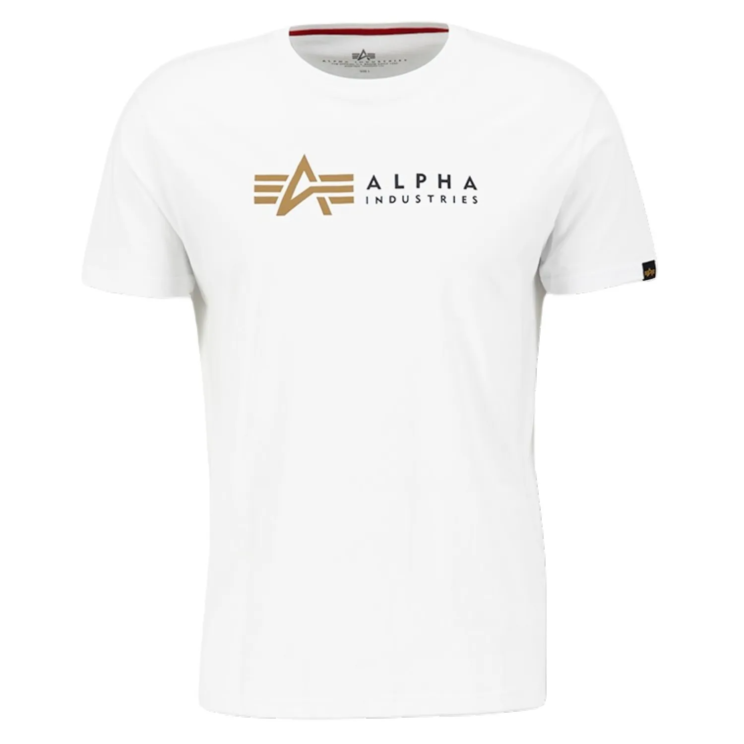Koszulka Alpha Industries Alpha Label T 118502 09 - Biała RATY 0% | PayPo | GRATIS WYSYŁKA | ZWROT DO 100 DNI