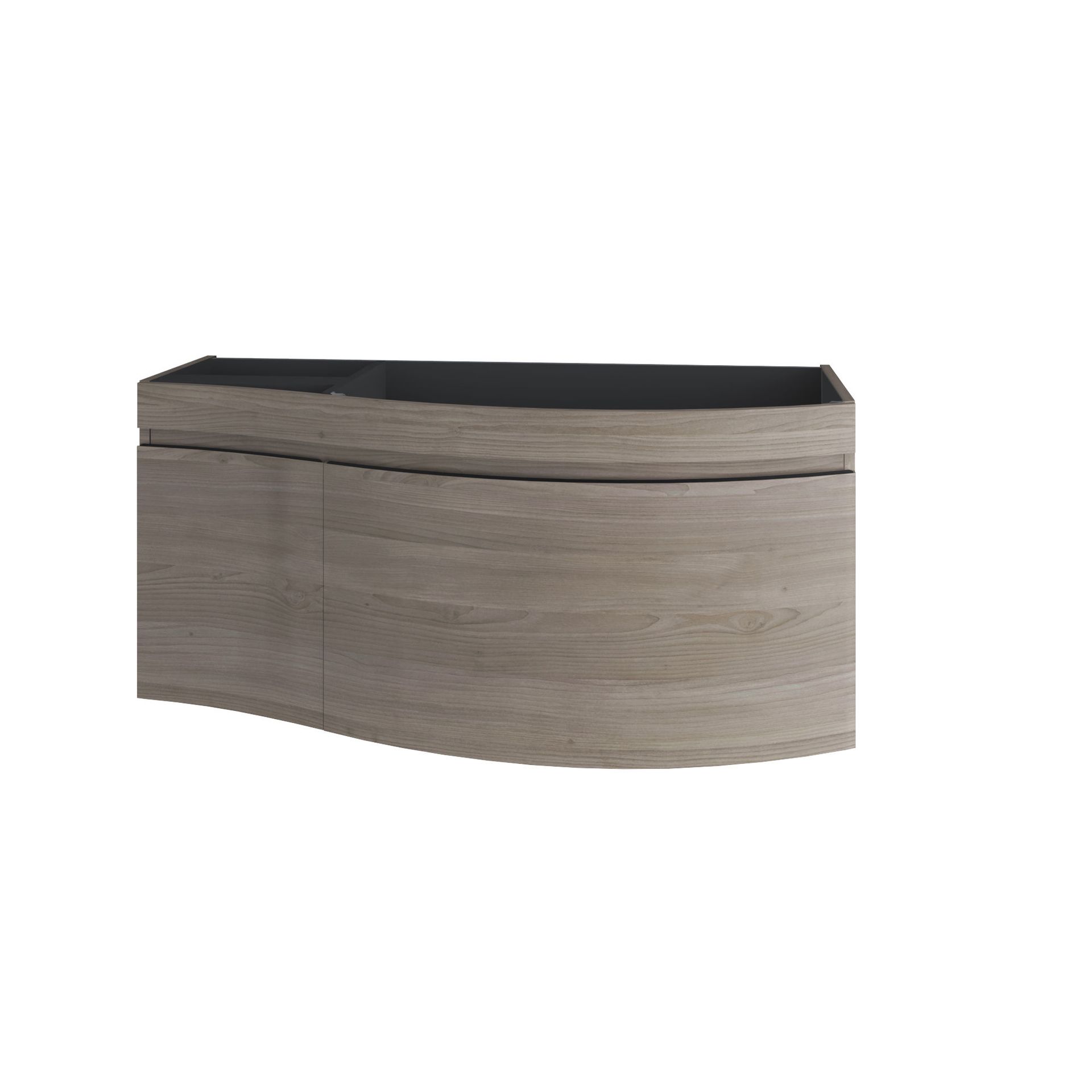 Szafka łazienkowa pod umywalkę Devo Vena Arte 2.0 110 cm prawa grey nordic wood VA2-SU1D2SP-F109L09