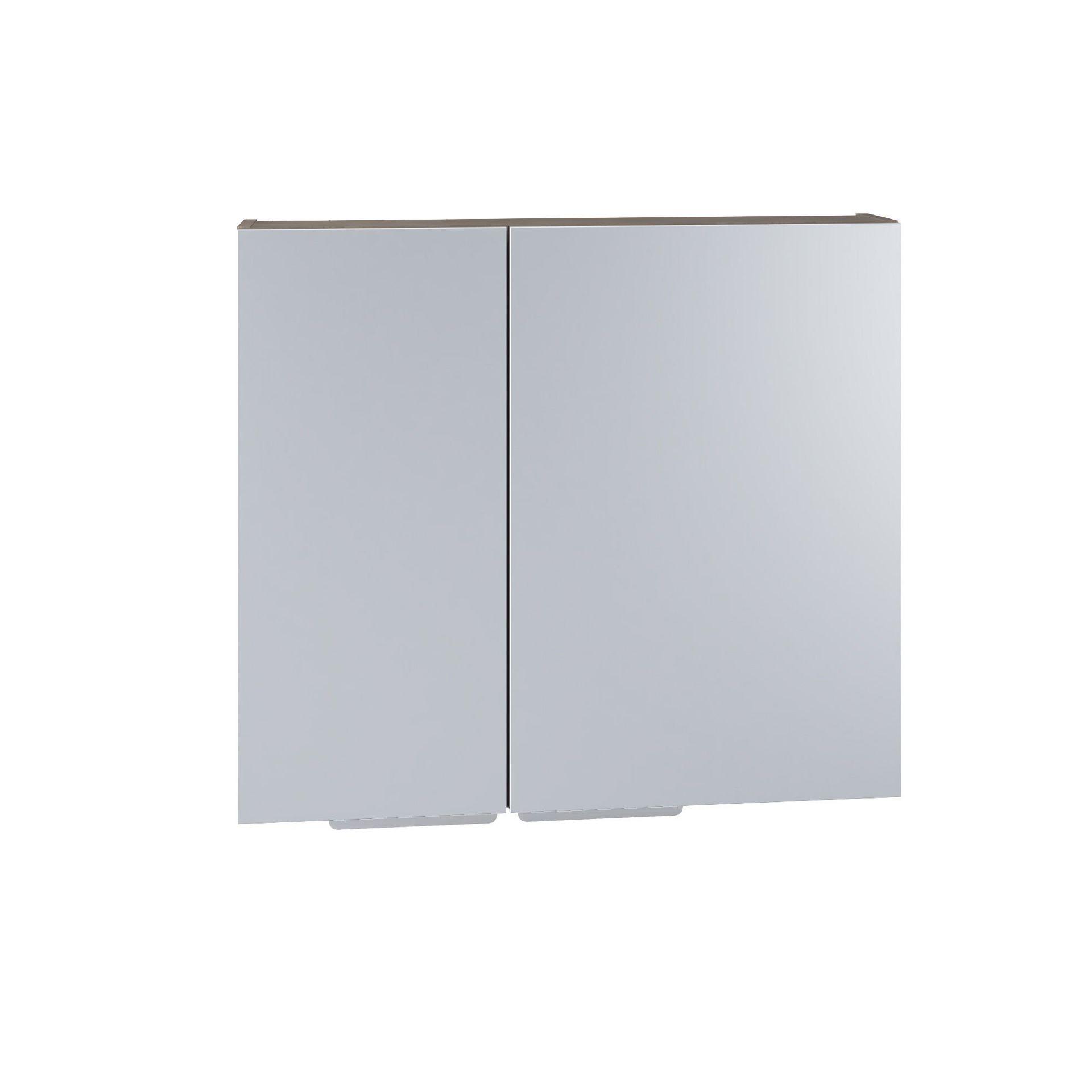 Szafka łazienkowa wisząca z lustrem Devo Vena Arte 2.0 80 cm lewa grey nordic wood VA2-SWL2DL80-F109L65