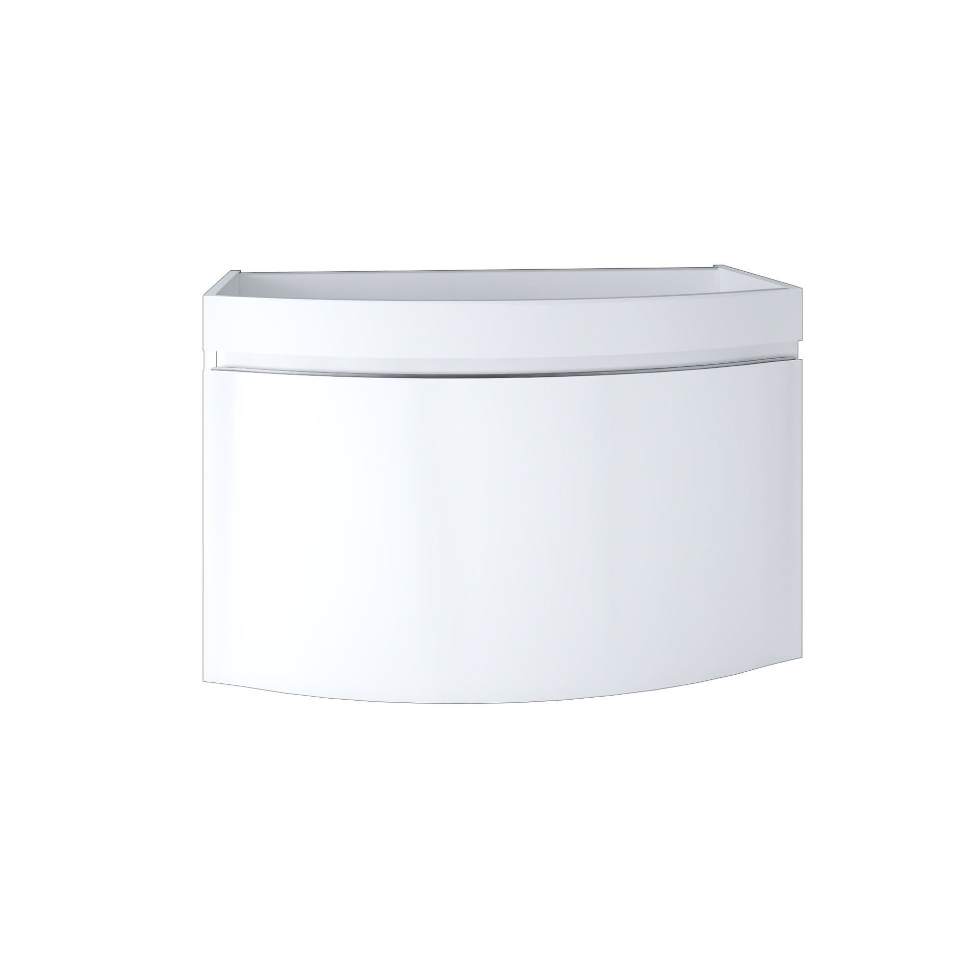Szafka łazienkowa pod umywalkę Devo Vena Arte 2.0 80 cm arctic white VA2-SU2S80-F01L65