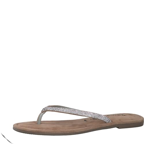 Tamaris Damskie kapcie 1-27124-42, Silver Glam, 36 EU