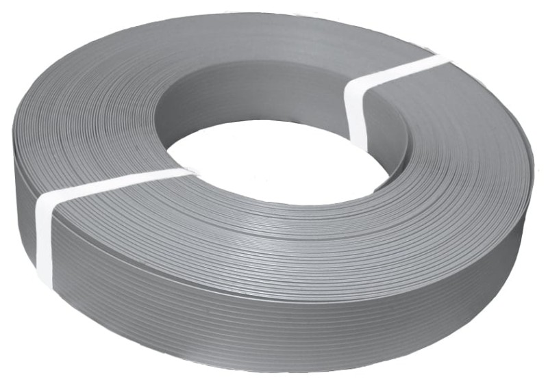 Termoplast Taśma ogrodzeniowa i balkonowa SZARA 47mm