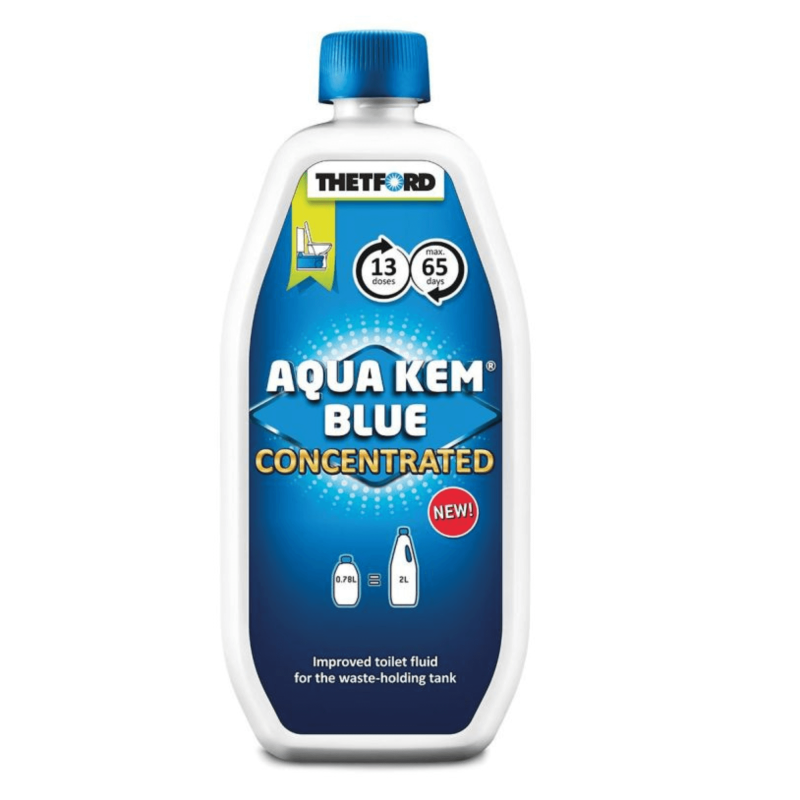 Thetford Aqua Kem Blue stężony WC-wzór do przyczep kempingowych i przyczep kempingowych, 0.78l, lawendowy 30625CX