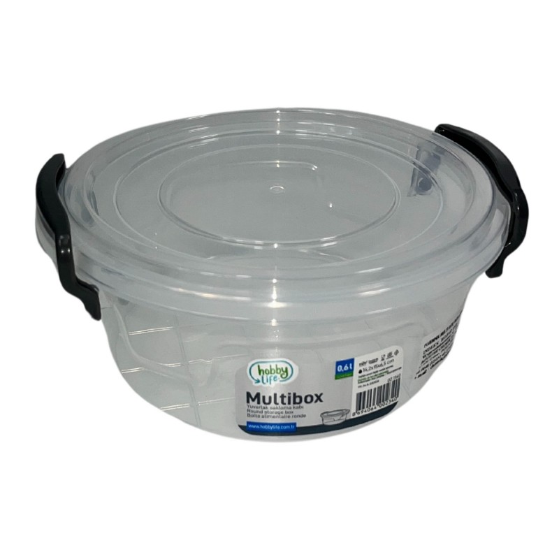 Chomik Pojemnik plastikowy okrągły 600ml MULTIBOX