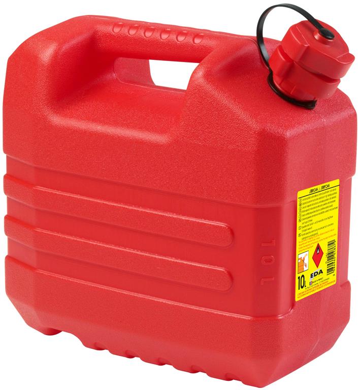 Kanister na benzynę czerwony, 10 l