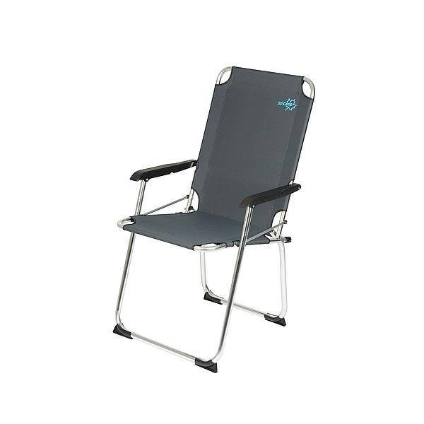 Bo-Camp krzesło składane Copa Rio Comfort XXL różnych. Kolory, szary 1211961