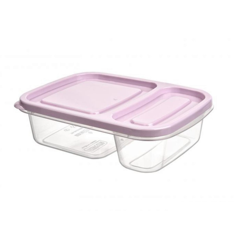 Orion Pojemnik DZIELONY do żywności, 2-częściowy, lunchbox, 0,75L 127122
