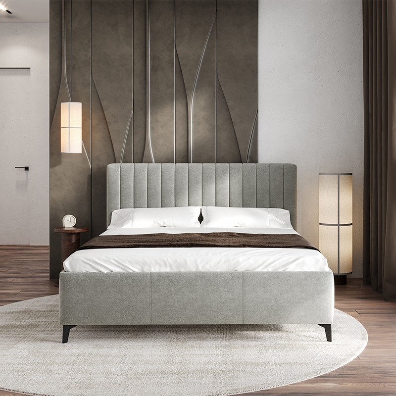 Łóżko MELODY COMFORTEO tapicerowane : Rozmiar - 160x200, Pojemnik  - Z pojemnikiem, Tkanina - Wind 90