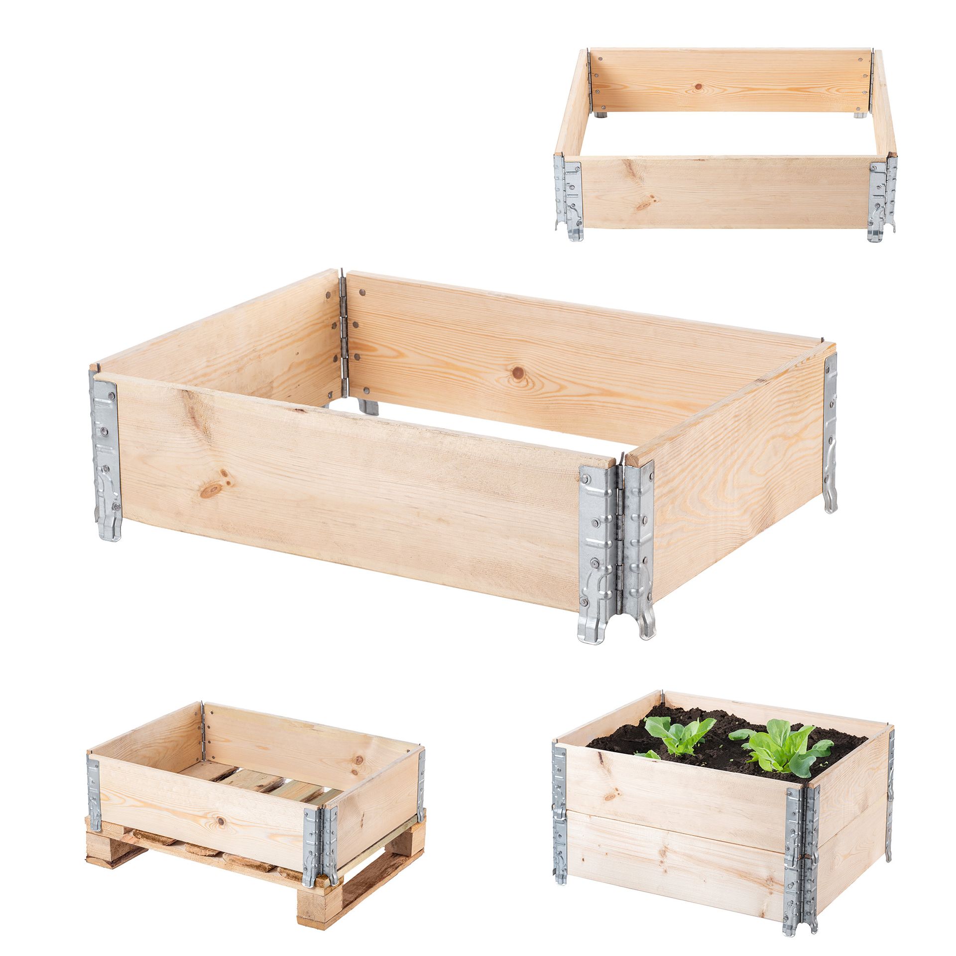 Obrzeże ogrodowe nadstawka paletowa Banari 60x80x20cm