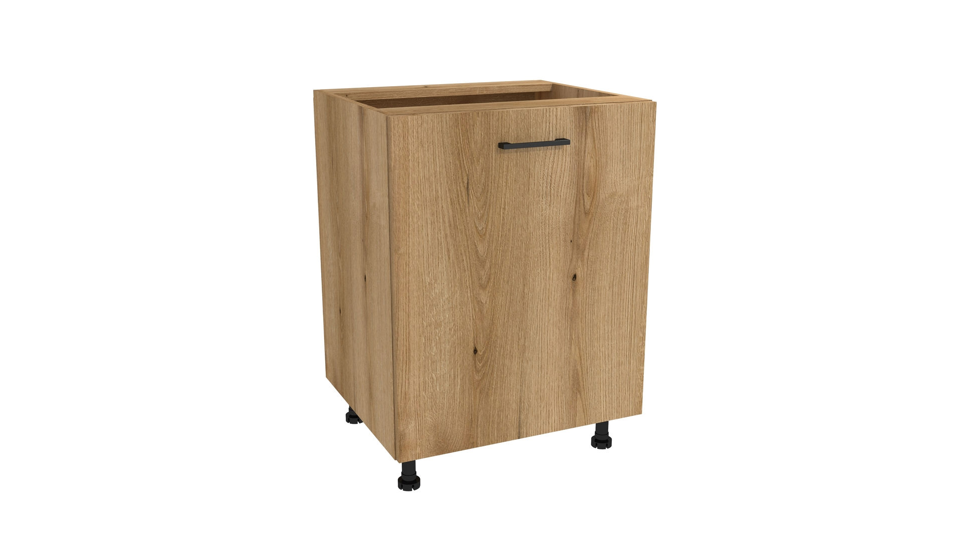 Szafka Dolna Presto 60X82 Cm Płyta Laminowana Dąb Evoke