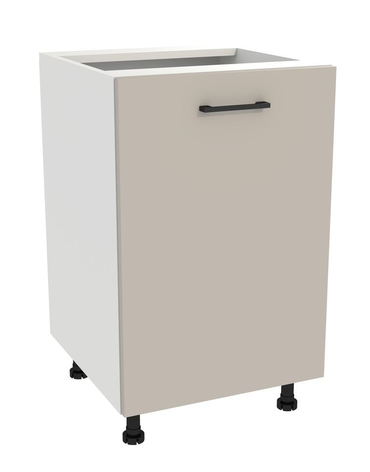 Szafka Dolna Presto 50X82 Cm Płyta Laminowana Biały/Kaszmir