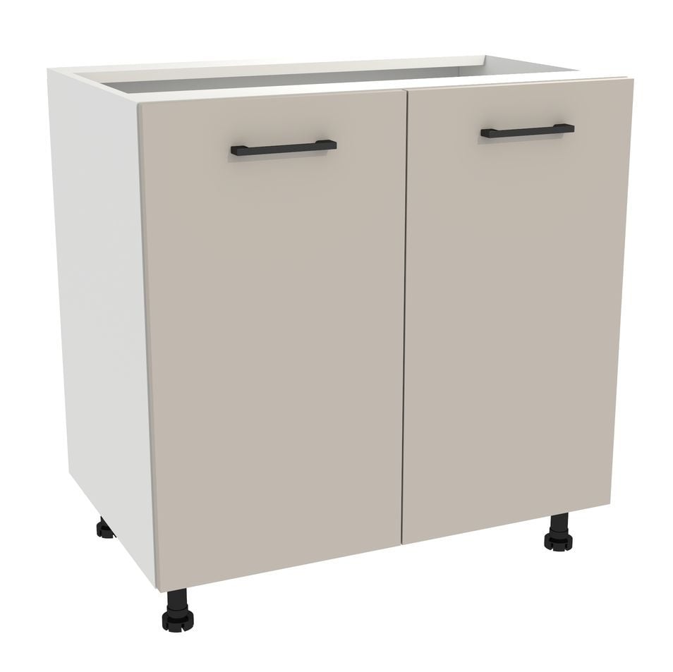 Szafka Dolna Presto 80X82 Cm Płyta Laminowana Biały/Kaszmir