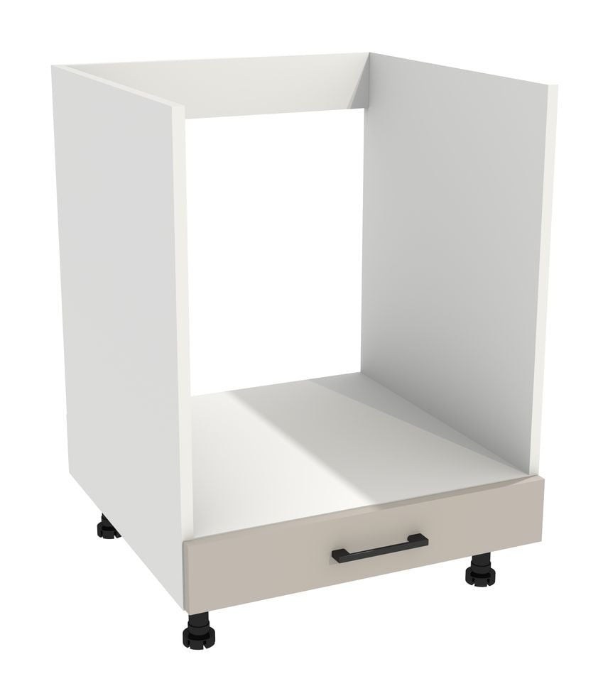 Szafka Dolna Pod Zabudowę Piekarnika Presto 60X82 Cm Płyta Laminowana Biały/Kaszmir