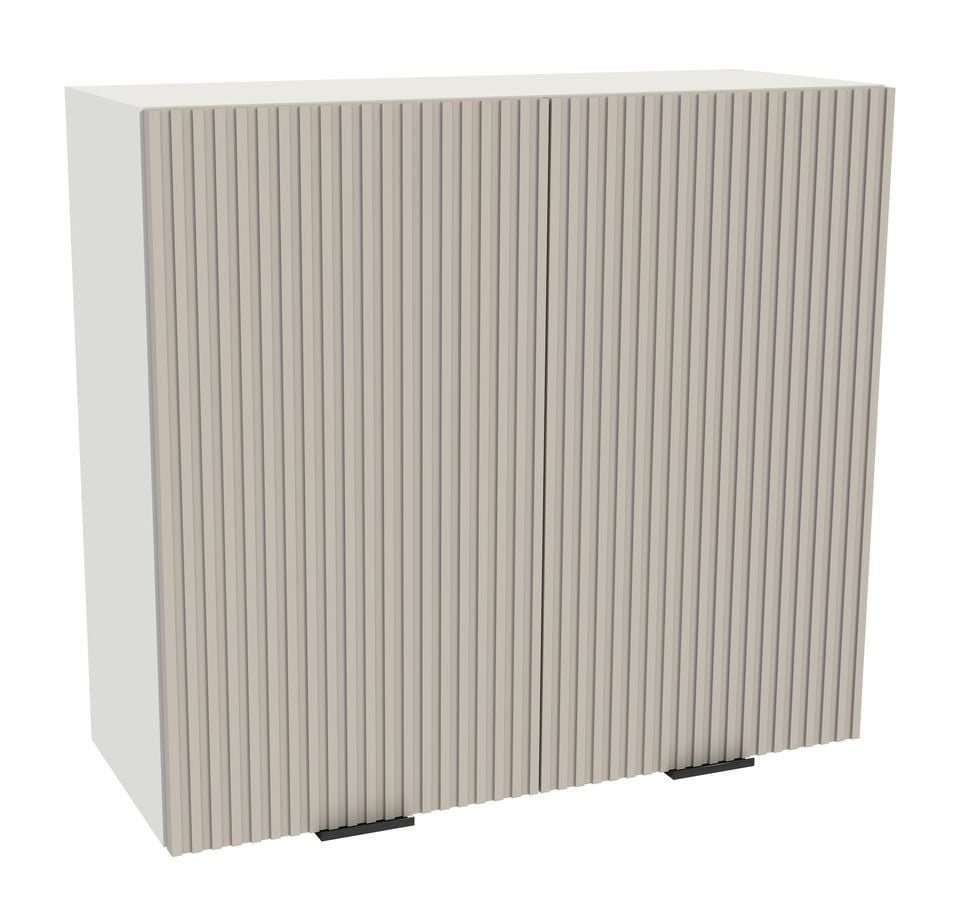 Szafka Wisząca Presto 80X72 Cm Płyta Laminowana Biały/Lamela Kaszmir