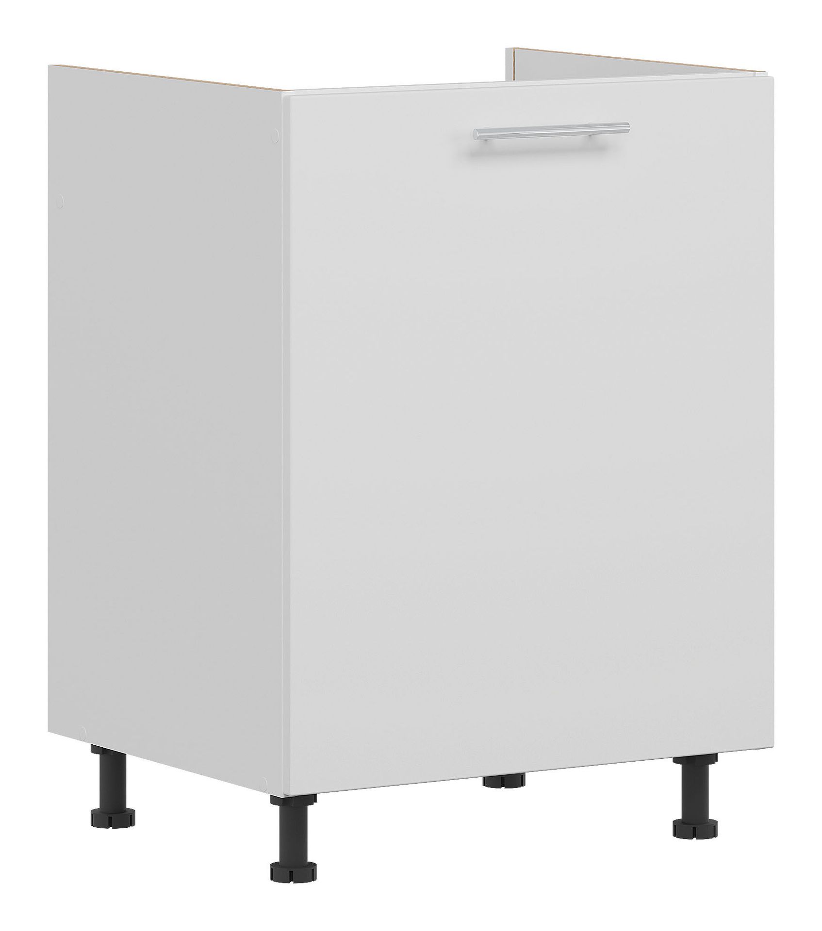 Szafka Dolna Pod Zlew Vero 60X82 Cm Folia Biały Połysk