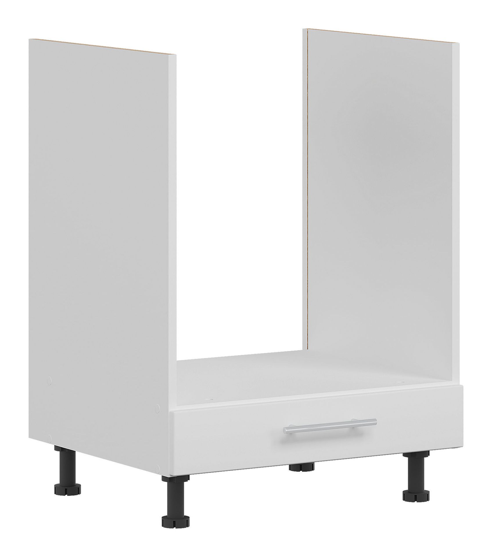 Szafka Dolna Pod Zabudowę Piekarnika Vero 60X82 Cm Folia Biały Połysk