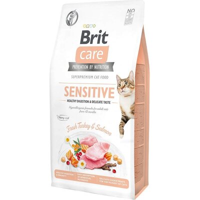 Brit Care Cat Grain Free Sensitive Healthy Digestion & Delicate Taste 7 kg