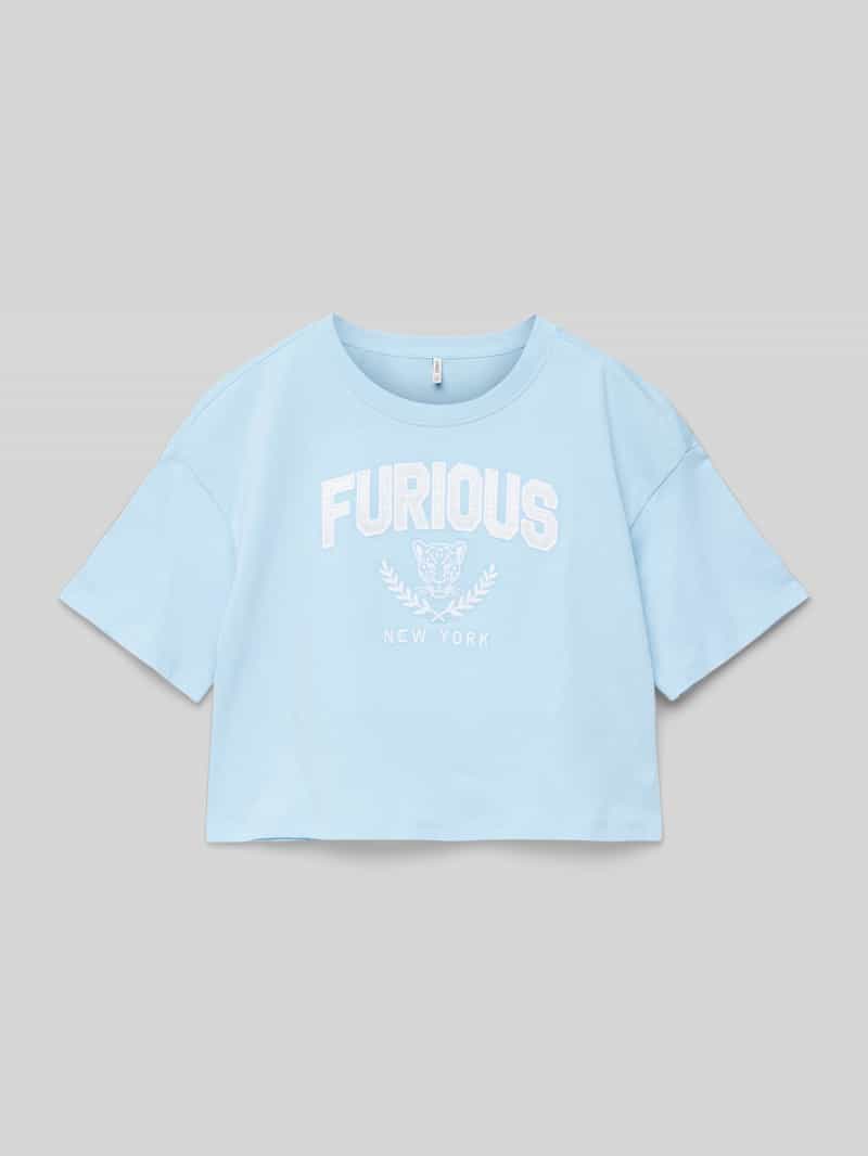 T-shirt krótki z nadrukowanym motywem model ‘VILLA’