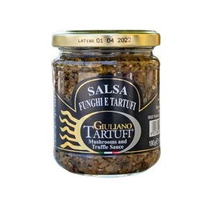 Pasta truflowa z czarnej trufli 7%, 180 g  (Salsa Tartufata)