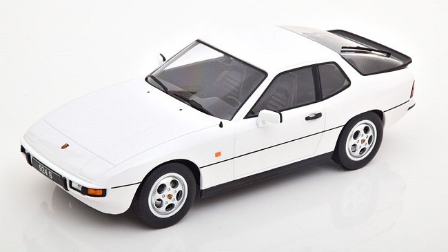 Zdjęcia - Auto dla dzieci Porsche Kk-Scale  924 S 1986 White 1:18 180771 