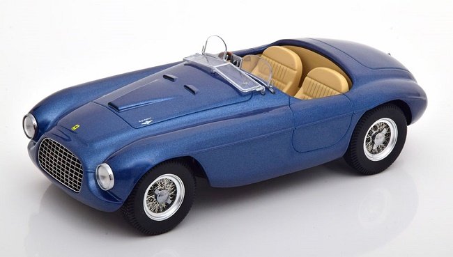 Kk-Scale Ferrari 166 Mm Barchetta 1949 Blue Met 1:18 180912