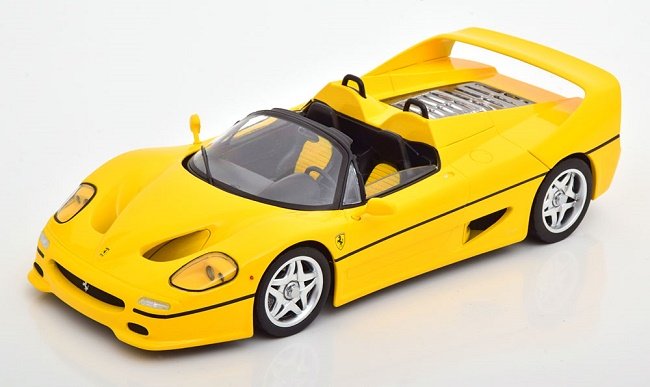 Kk-Scale Ferrari F50 Cabrio 1995 Yellow 1:18 180952