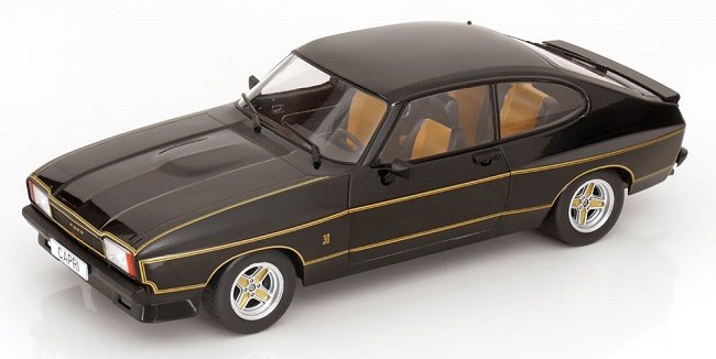 Mcg Ford Capri Mk2 X-Pack 1975 Black Gold 1:18 18348