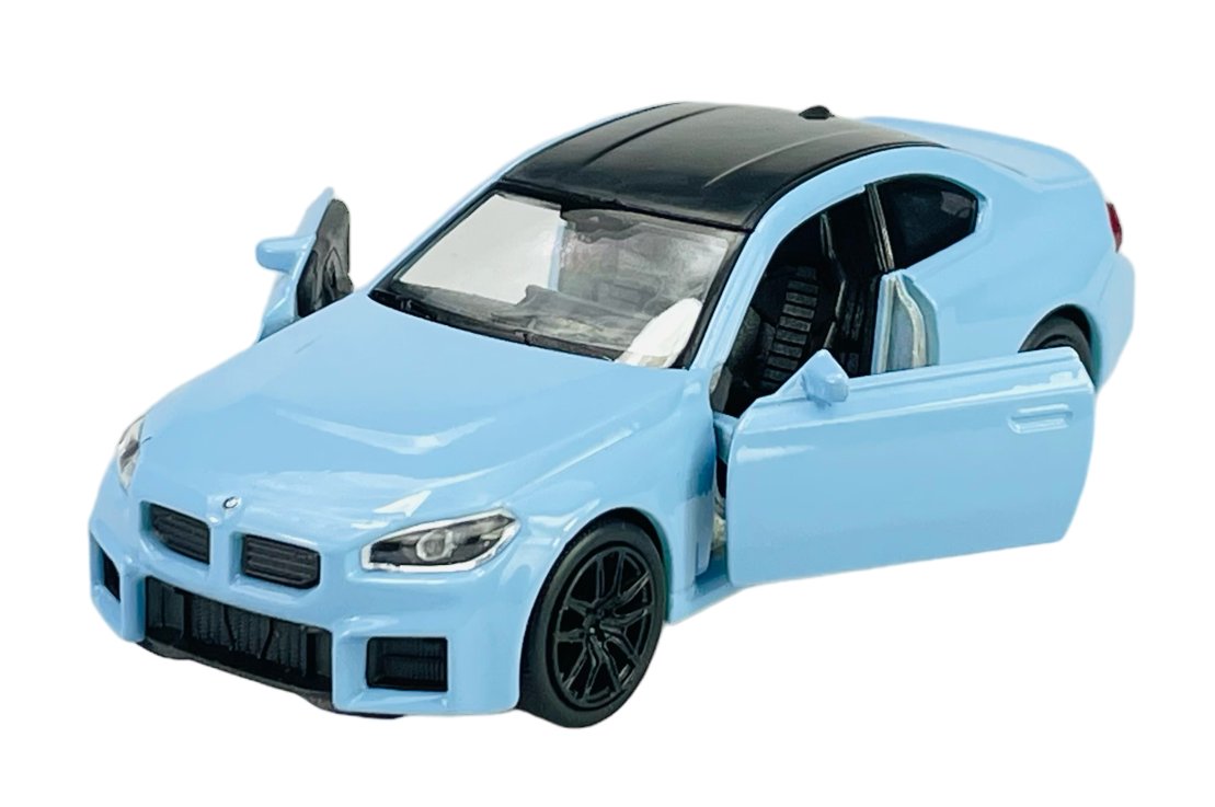 WELLY BMW M2 G87 NIEBIESKI 1:34 SAMOCHÓD NOWY METALOWY MODEL