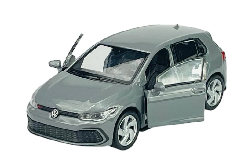 WELLY VW VOLKSWAGEN GOLF 8 GTI SZARY 1:34 SAMOCHÓD NOWY METALOWY MODEL