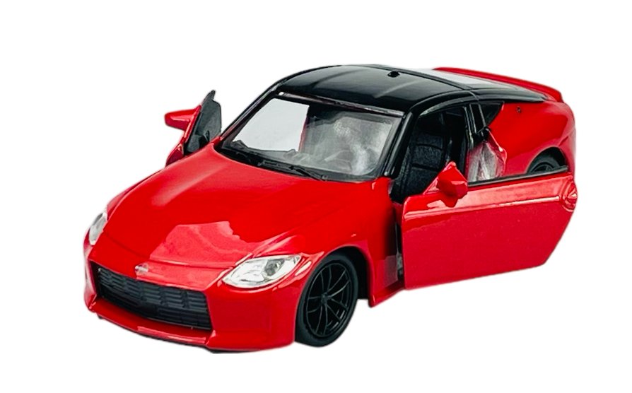 WELLY 2023 NISSAN Z CZERWONY 1:34 SAMOCHÓD NOWY METALOWY MODEL