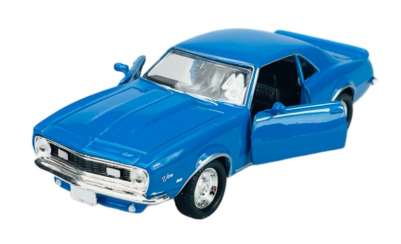 WELLY OLD TIMER 1968 CHEVROLET CAMARO Z28 NIEBIESKI 1:34 SAMOCHÓD NOWY METALOWY MODEL