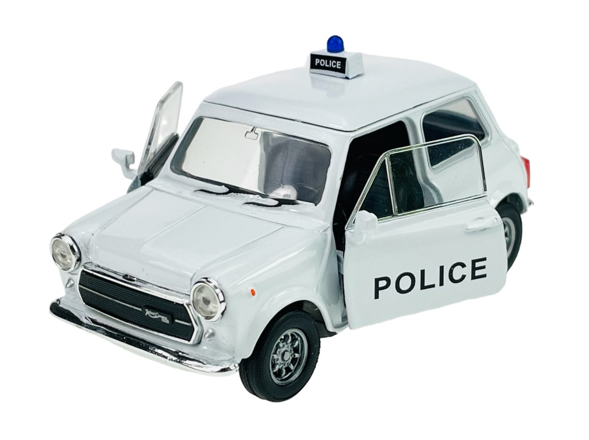 WELLY MINI COOPER 1300 POLICJA 1:34 SAMOCHÓD NOWY METALOWY MODEL