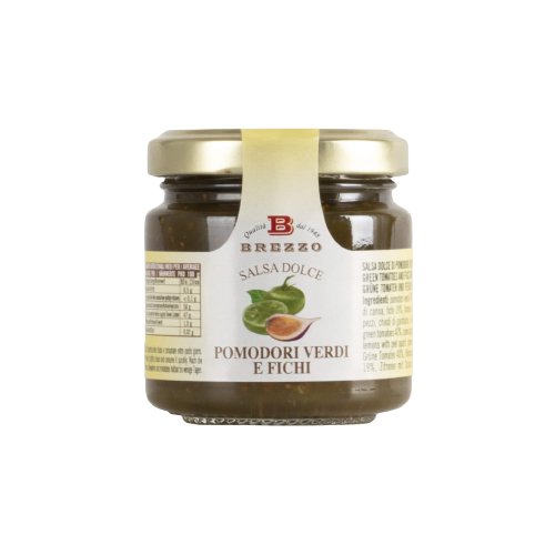 Włoski Chutney z zielonych pomidorów i fig, 110 g / Brezzo