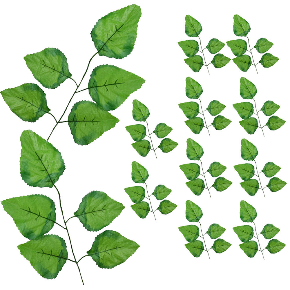 Liść Sztuczny Zieleń 12szt KR1076