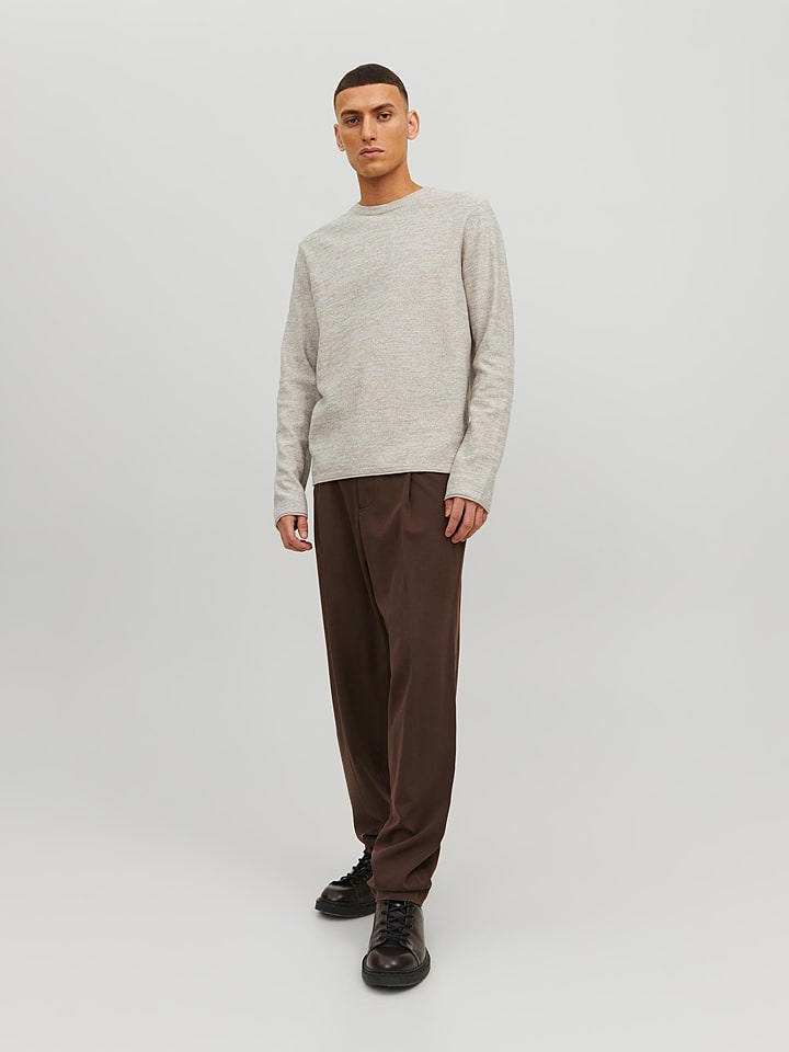 Jack & Jones Sweter w kolorze beżowym