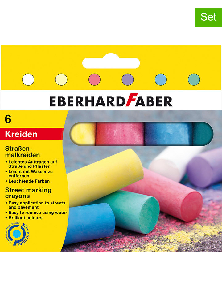 Eberhard Faber Kredy (30 szt.) do malowania po ulicy - 5 x 6 szt.