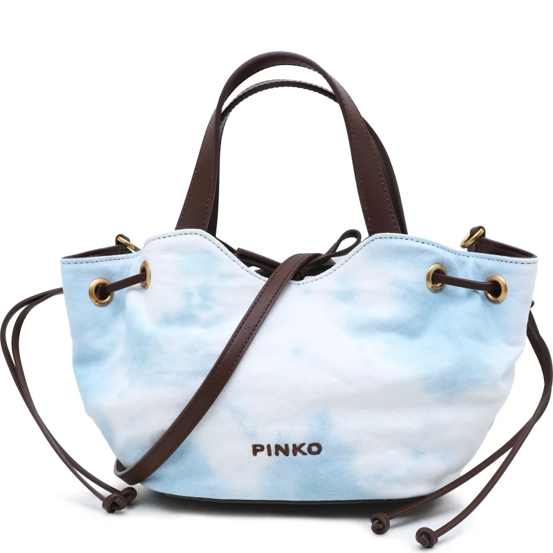 Pinko Shopperka PAGODA | z dodatkiem skóry