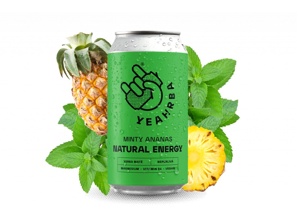Yeahrba - Minty Ananasowy Destylator, 330 ml