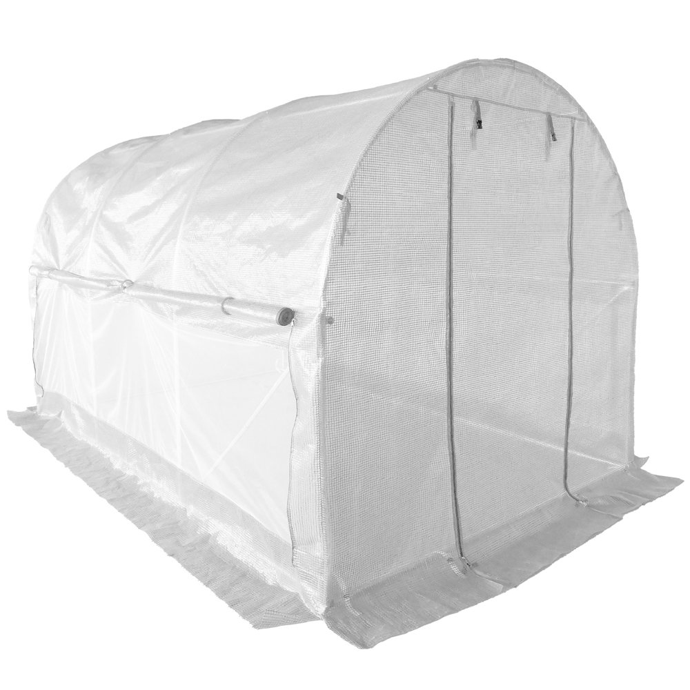 Tunel Foliowy Szklarnia 2,5x4m PREMIUM 10m2 z Siatką na insekty Biały