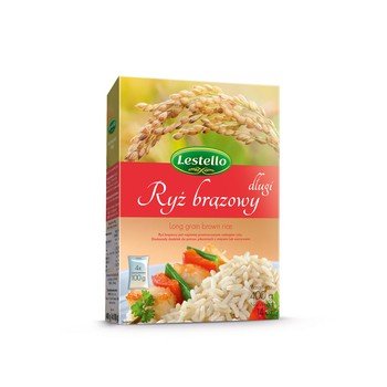Lestello ryż brązowy 4x100g
