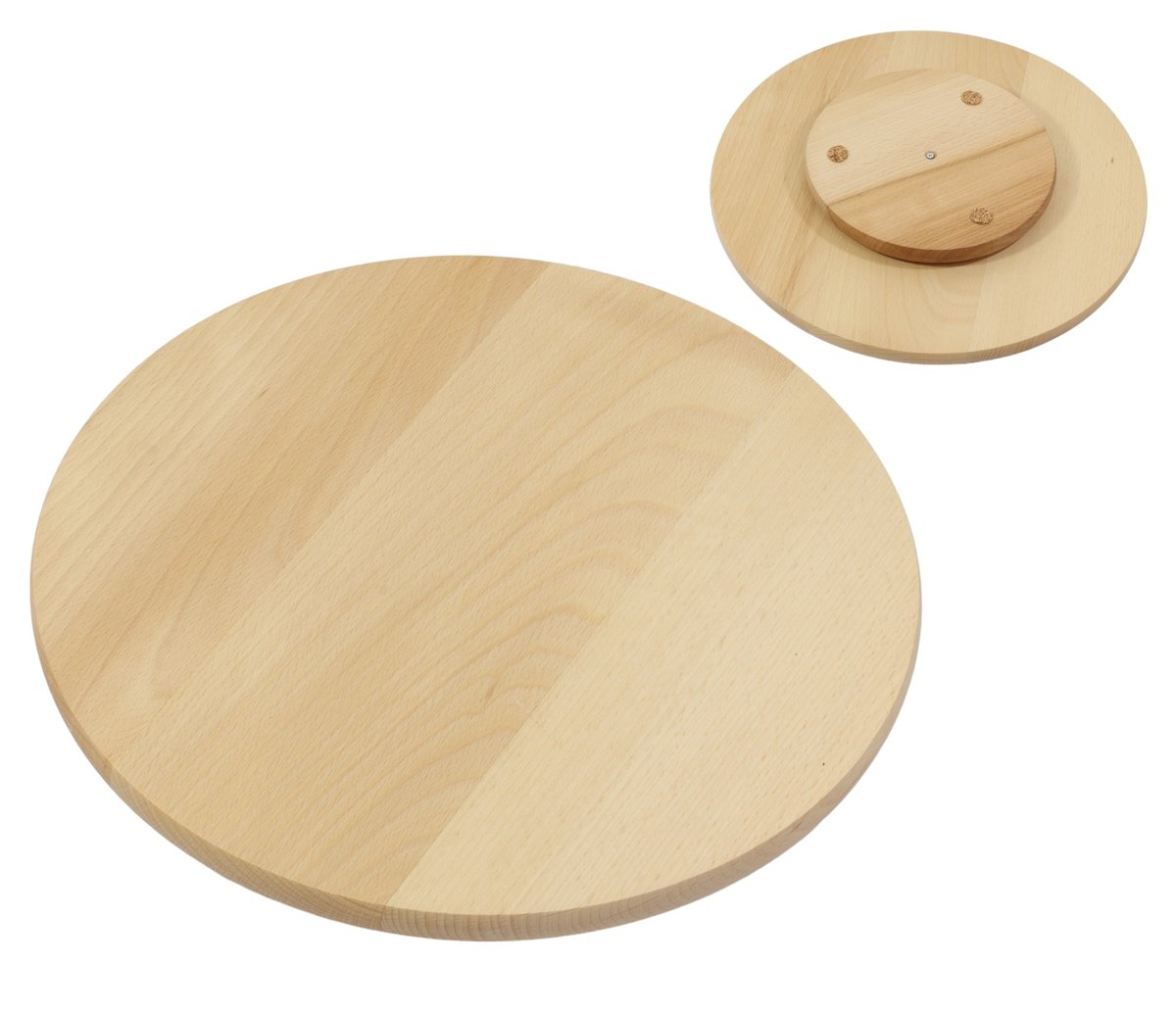 Deska drewniana OBROTOWA 25 okrągła na przystawki DO SERWOWANIA sery pizza Deska drewniana OBROTOWA 30