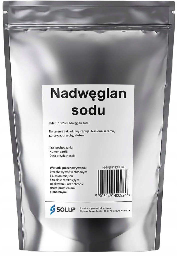 Nadwęglan Sodu Aktywny Tlen Pranie Czyszczenie 1kg